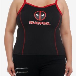 Deadpool Black and Red Tank Top